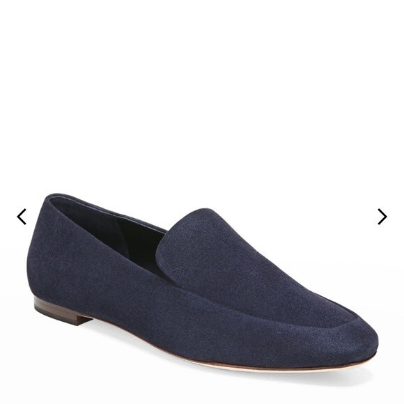 NWOB Vince | Brette Suede Easy Loafers Navy Blue 6.5 - Picture 1 of 11